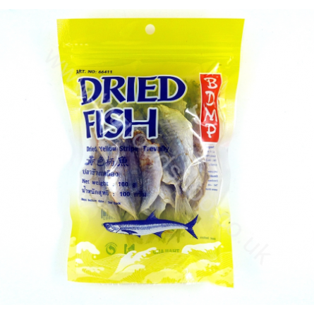 Dried Yellow stripe trevally 100g BDMP